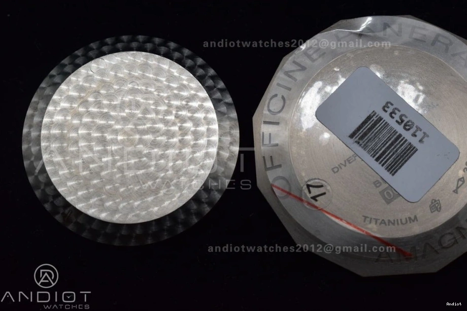 Black on Rubber Clone O 1:1 VSF V2 Edition P.9000 Super PAM389 Strap Best 1128